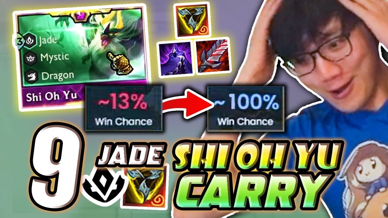 I turn a 13% win chance to 100% with my 9 Jade Infinity Force Shi Oh Yu