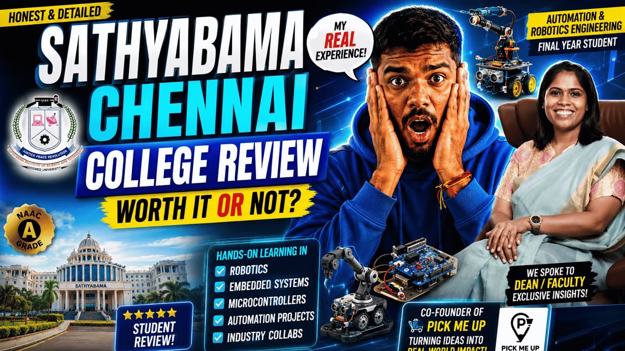 Is Sathyabama University Chennai Worth in 2026?😱 Placement, Culturals, Hostel, fees | PACKAGE 64LPA🔥