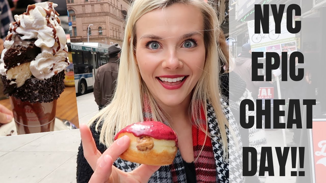I ATE EVERYTHING I WANTED IN NYC! | CHEAT DAY