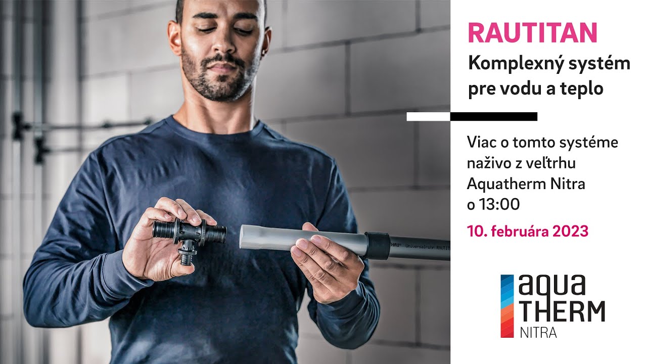 Potrubie na pitnú vodu RAUTITAN na veľtrhu AQUATHERM 2023