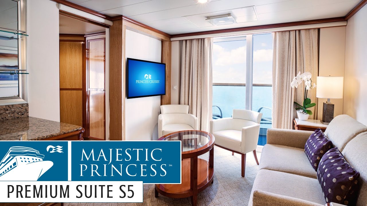Премиум-люкс S5 | Обзор и экскурсия по каюте Majestic Princess в формате 4K | Круизы Princess Cru...