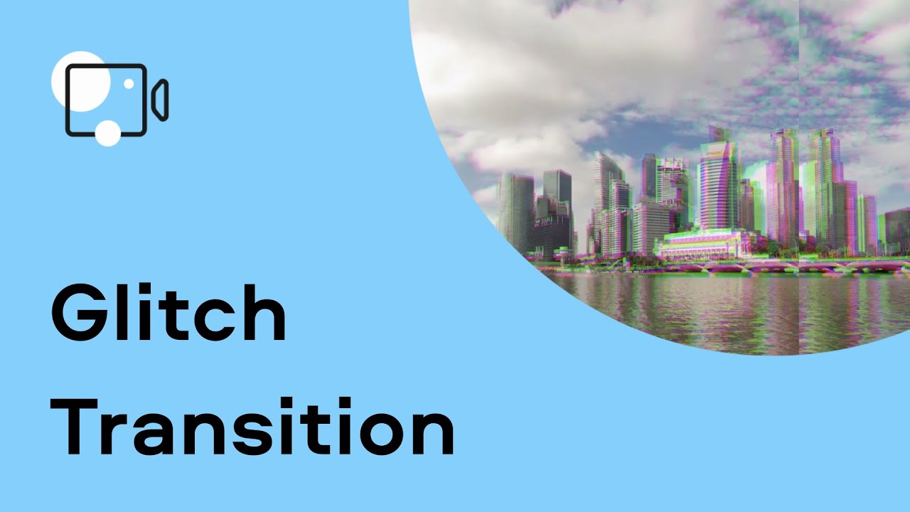 How to add GLITCH TRANSITION | video editing (Tutorial 2021)