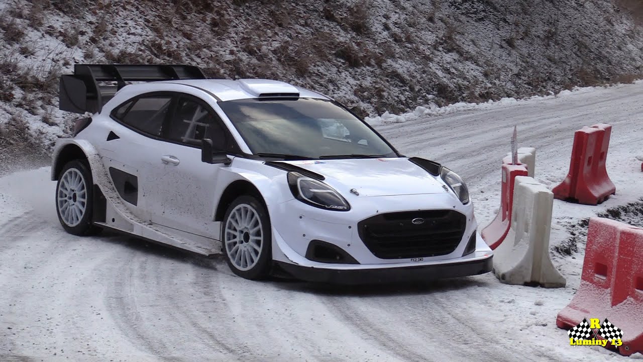 Rallye Monte Carlo 2026 Test  Josh McErlean Ford Puma WRC Rally 1