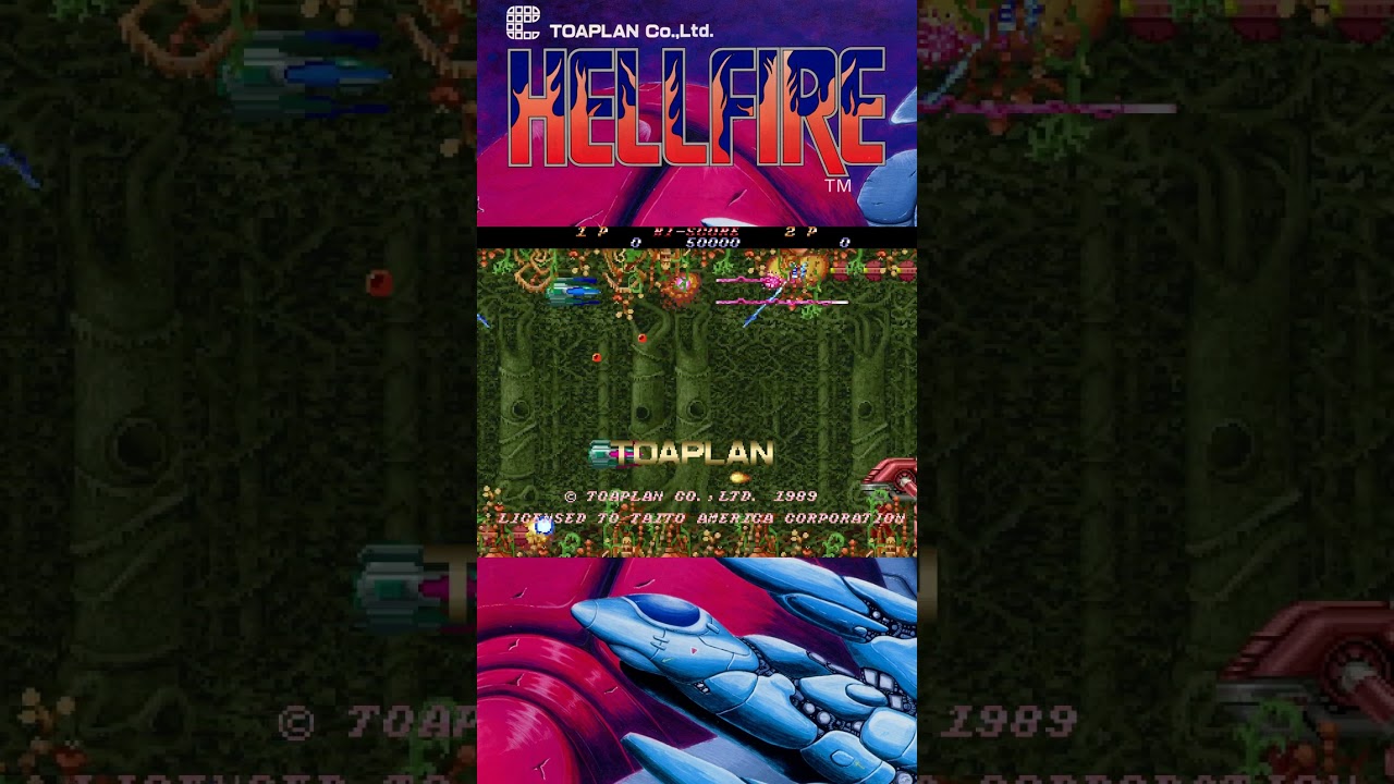 Hellfire arcade shmup STG by Toaplan