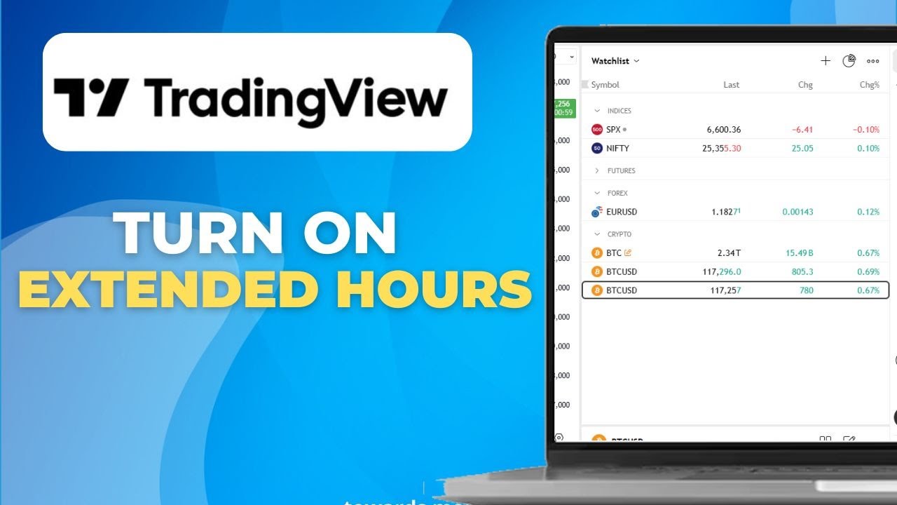 How to Turn On Extended Hours in TradingView