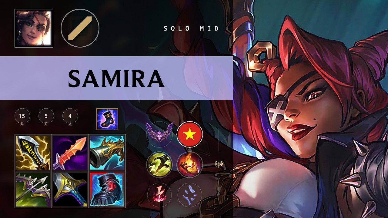 Samira Mid vs Ahri - VN Master Patch 26.09
