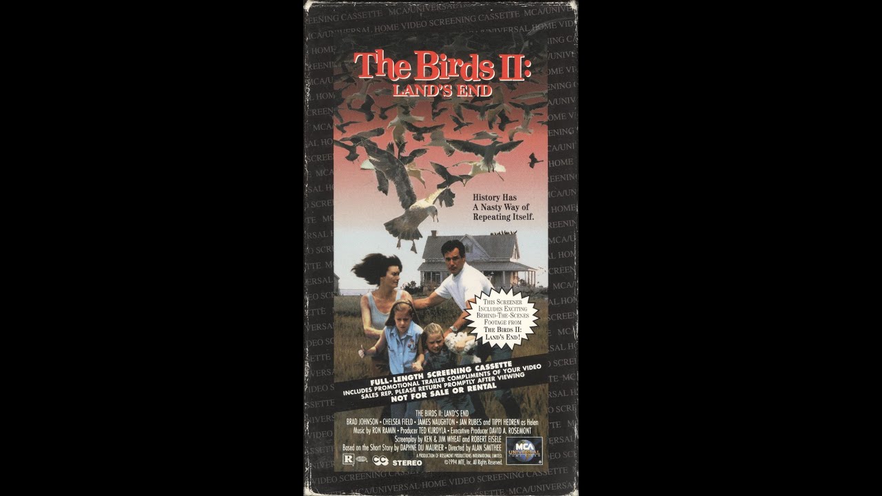 Opening to The Birds II: Land's End 1994 Screener VHS