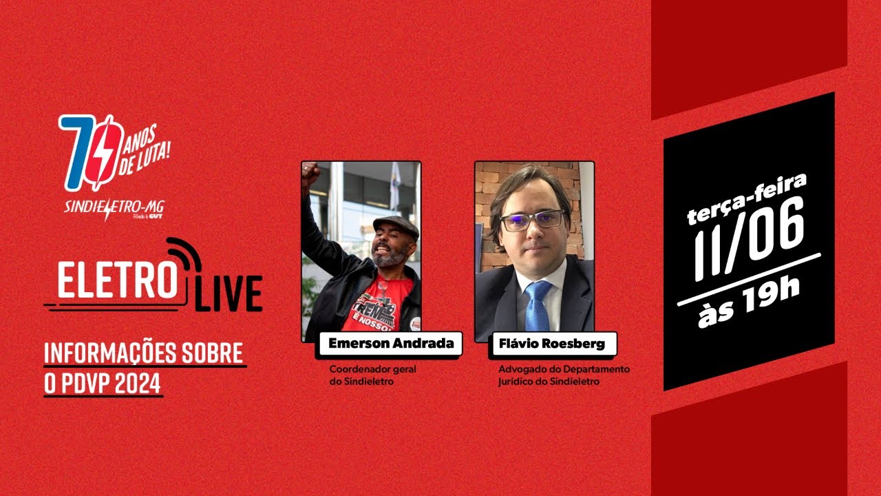 Informações sobre o PDVP 24 | #Eletrolive36