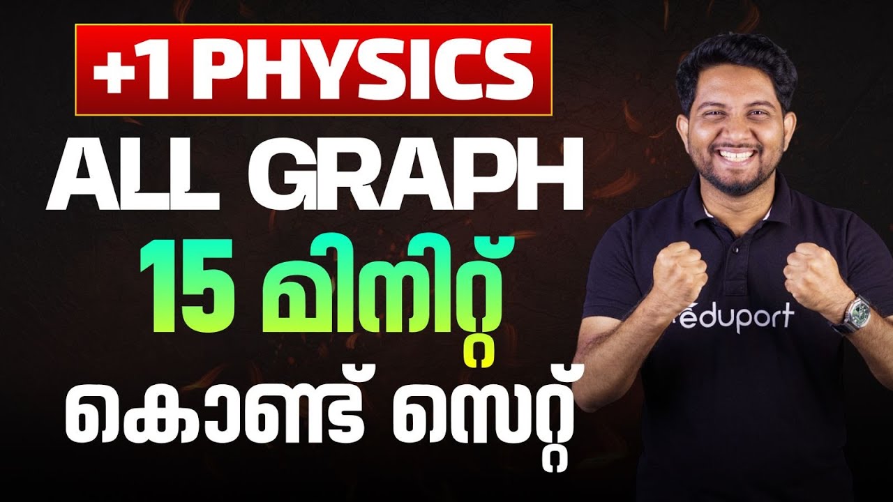 Plus One Physics | All Graph | Public Exam 2025 | Eduport Plus One