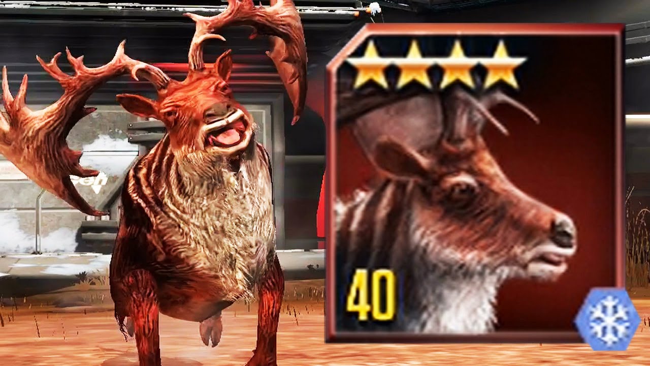 MEGALOCEROS MAX LEVEL 40 - Jurassic World The Game