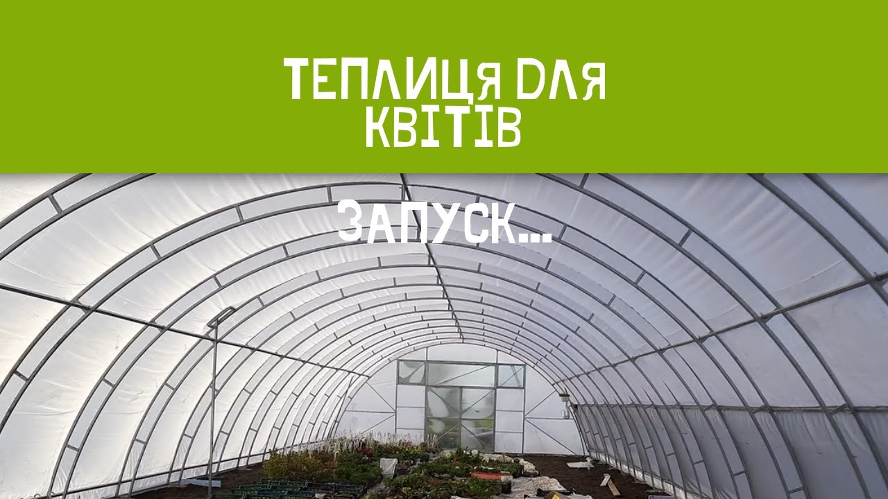 Будівництво теплиці для квітів (частина 11) Фінал