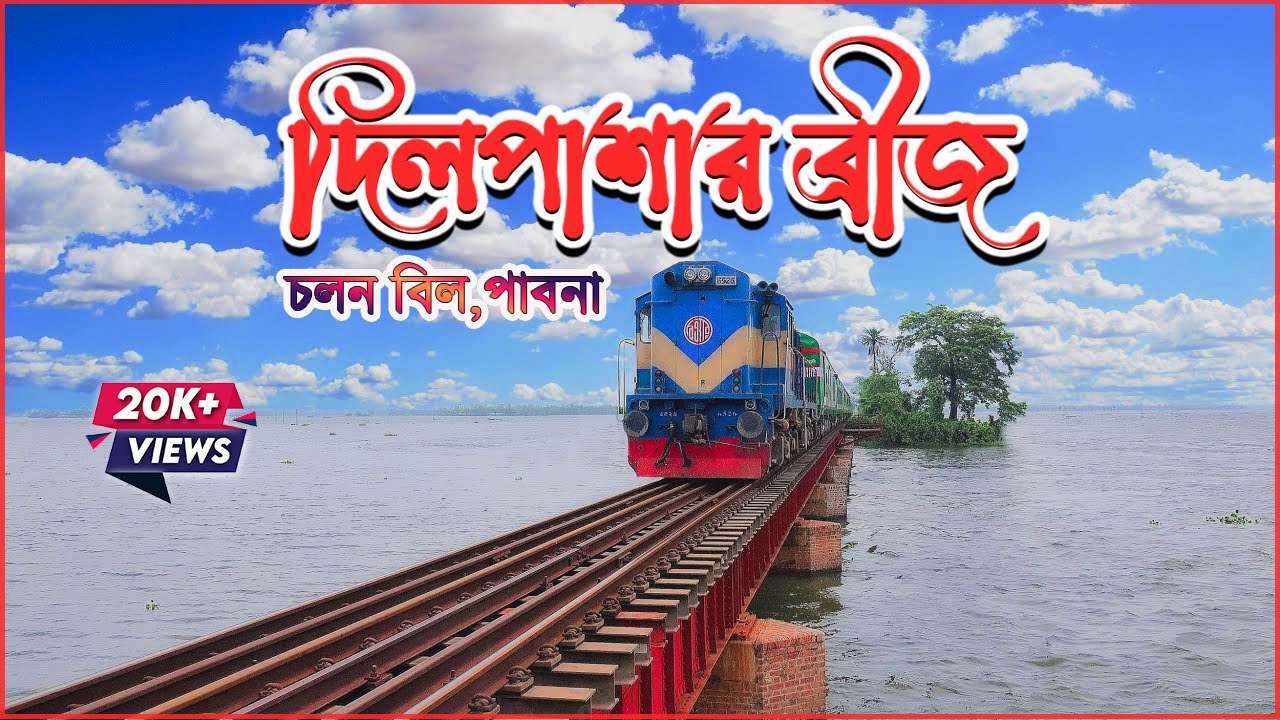 Dilpashar Bridge, 4K | দিলপাশার ব্রীজ,ভাঙ্গুড়া,পাবনা | Chalan Bill