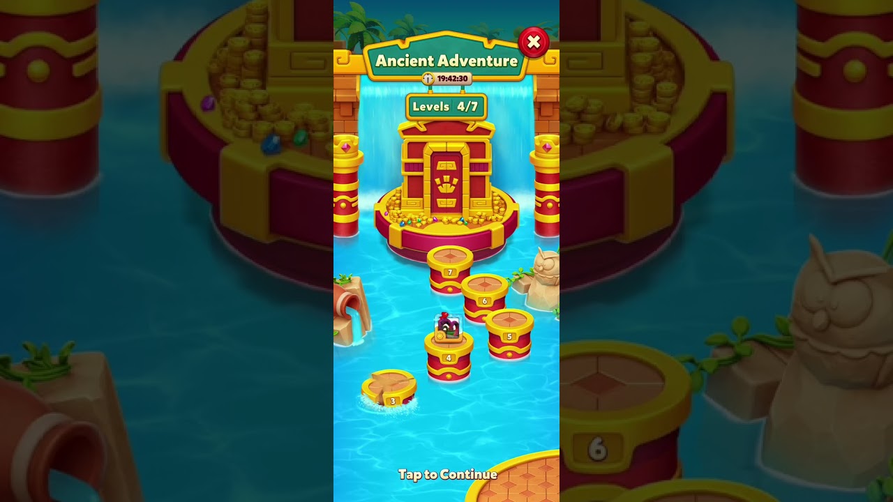 Epic 50 levels 4250 to 4299 Royal Match dream game, Ancient Adventure rewards and more 