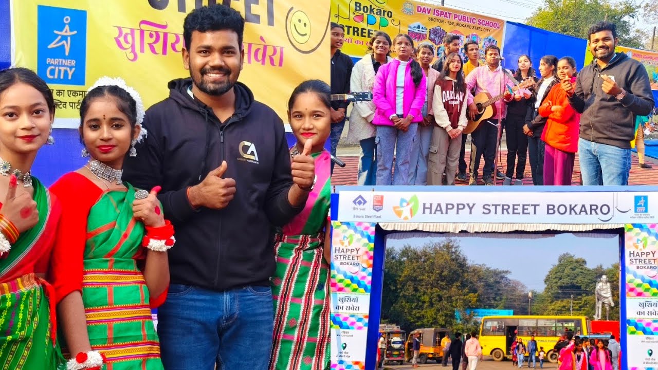 Bokaro Happy Street 2025-26 is live!🌄🥰#happystreet #BOKARO