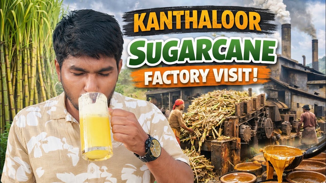 Marayoor Jaggery factory 🤤🤤🤤 | kanthaloor 
