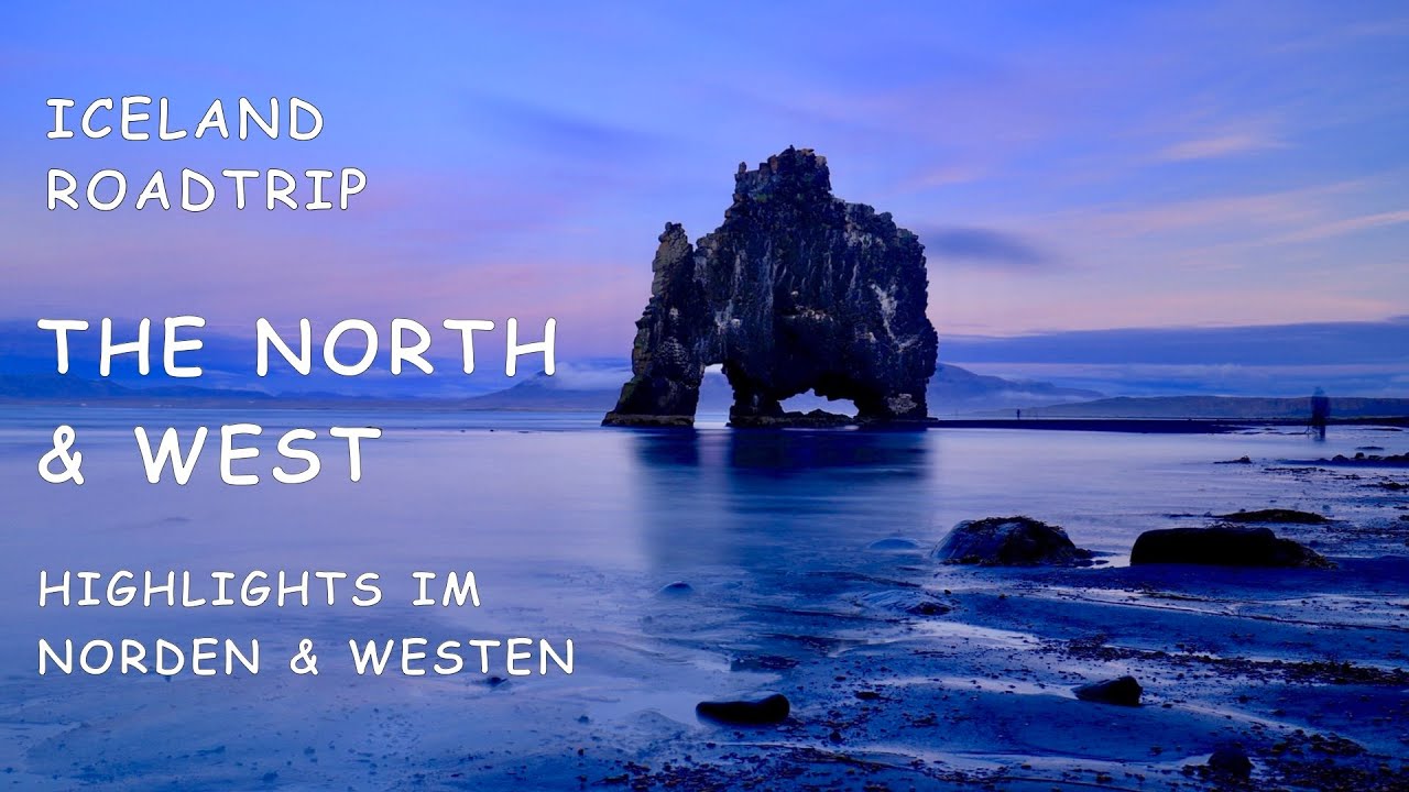 Island - Norden und Westen - Highlights einer Rundreise in 4K - Teil 2  - mit Polarlichtern