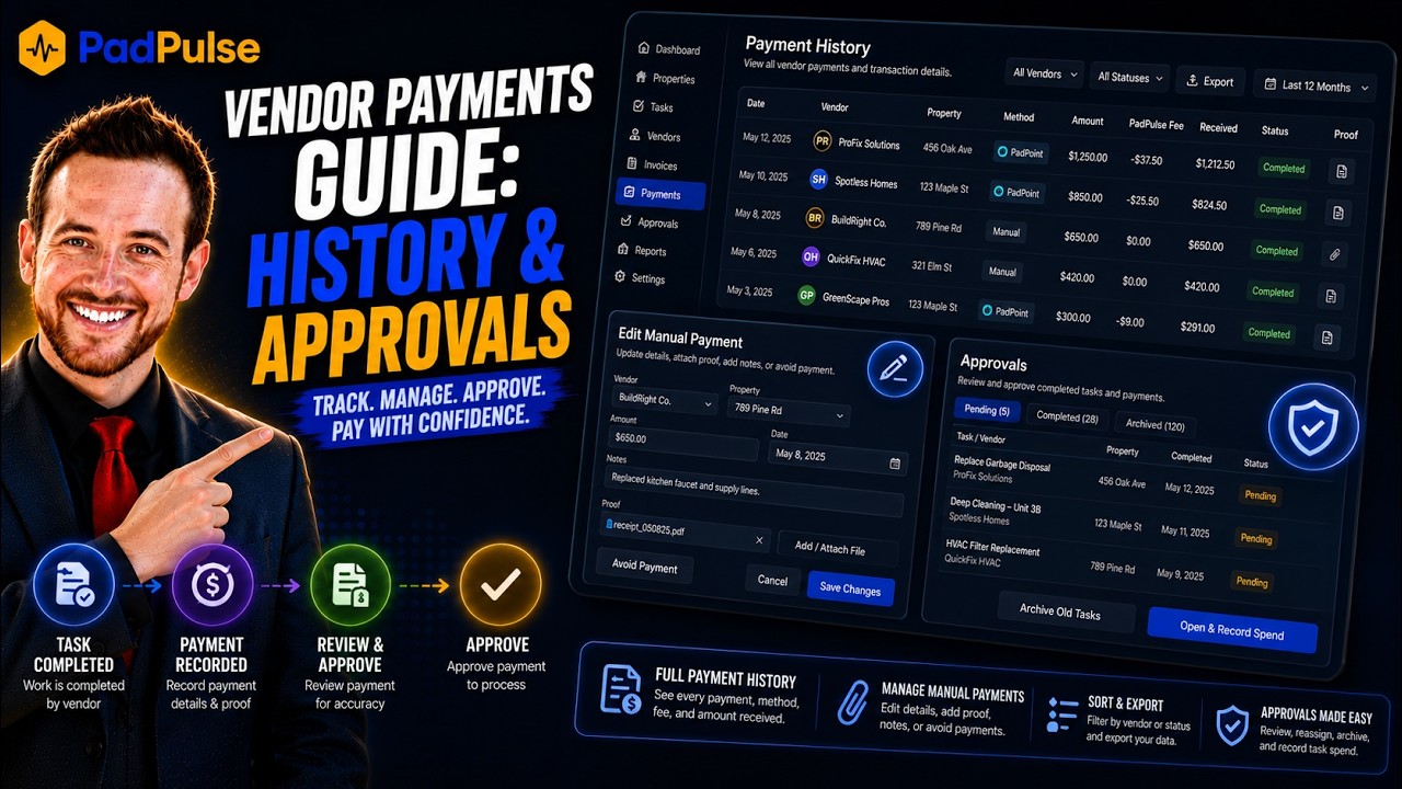 Vendor Payments Guide: History and Approvals