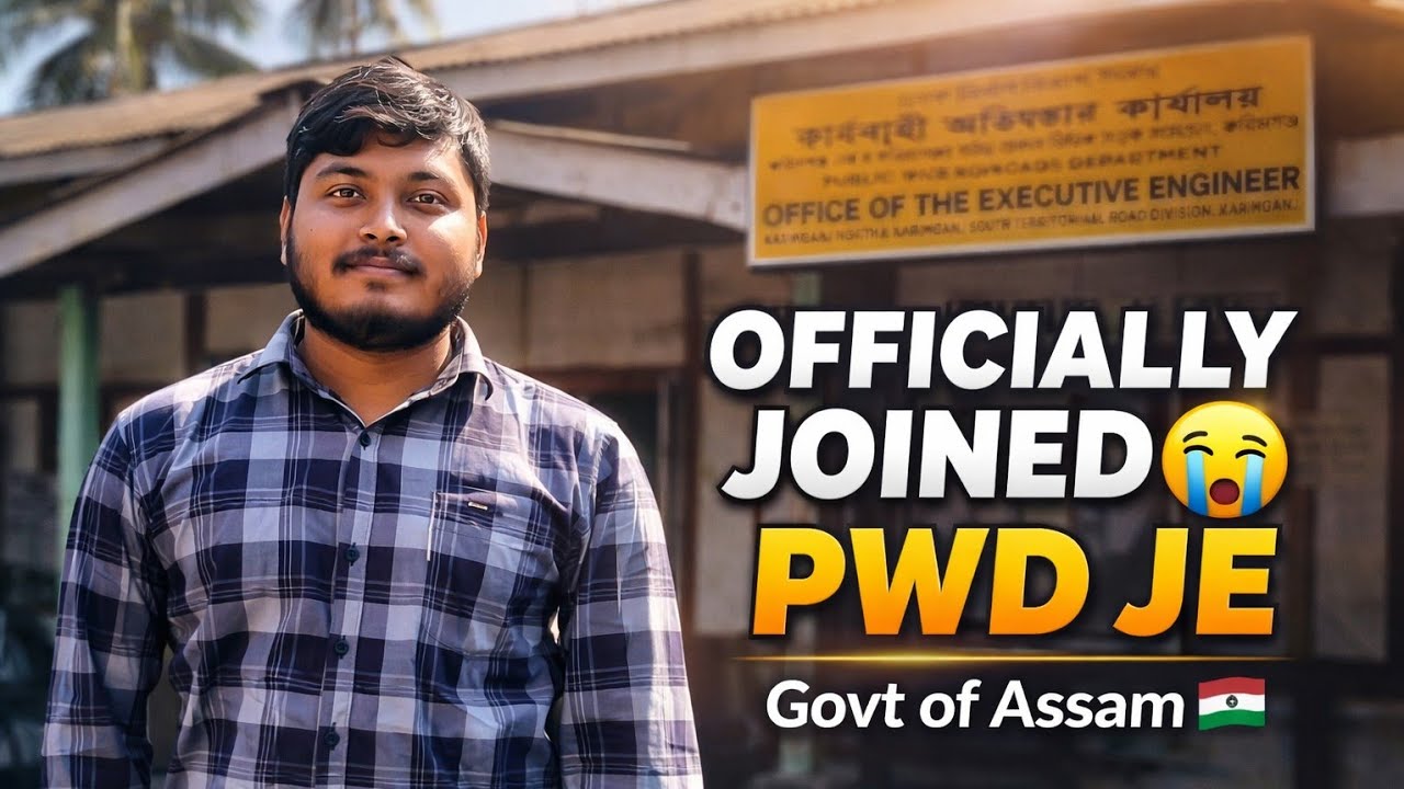 Finally Joined as PWD JE 😭 | Dream Govt Job Achieved!