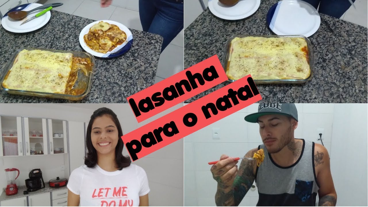 RECEITA PARA A CEIA DE NATAL - LASANHA
