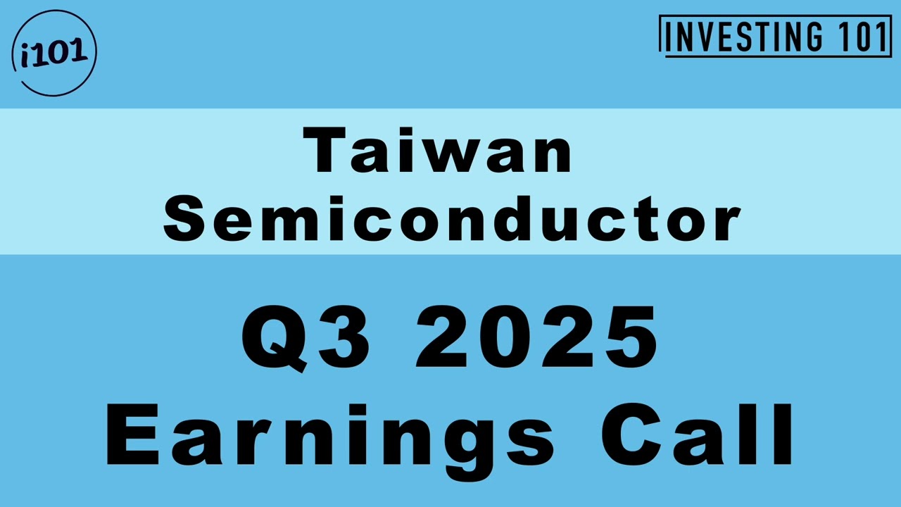 Taiwan Semiconductor Q3 2025 Earnings Call | Q3 2025 Earnings Conference Call | Q3 2025 Results