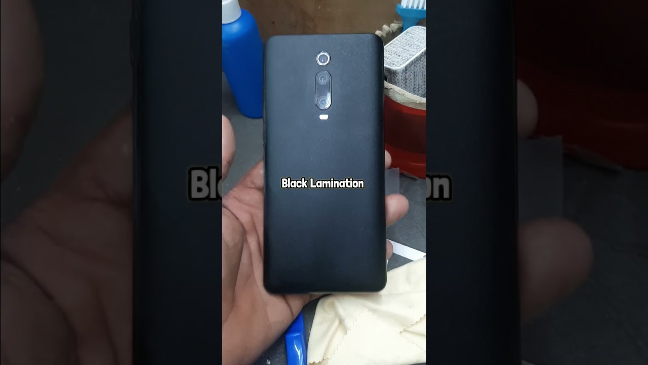 Black Lamination Redmi K20 Pro Screech Less Black Lamination Back in Side