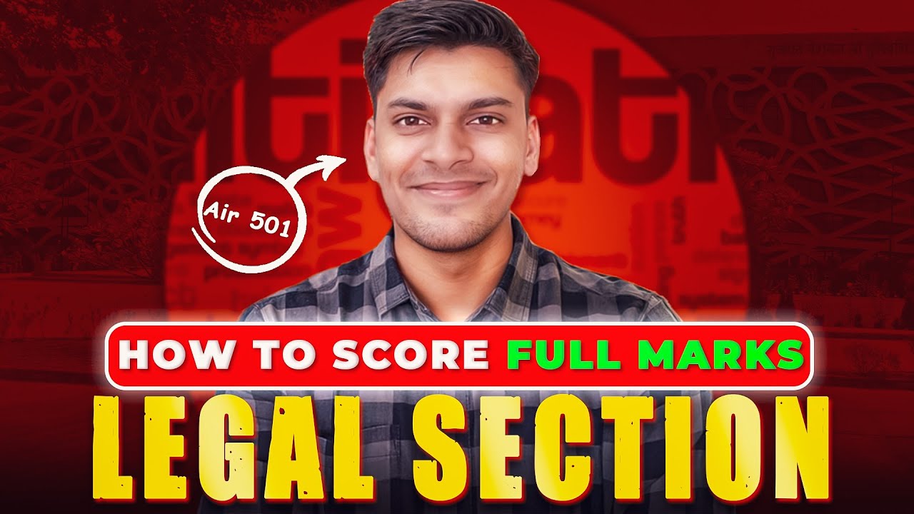 CLAT 2026 | How to Prepare for LEGAL SECTION