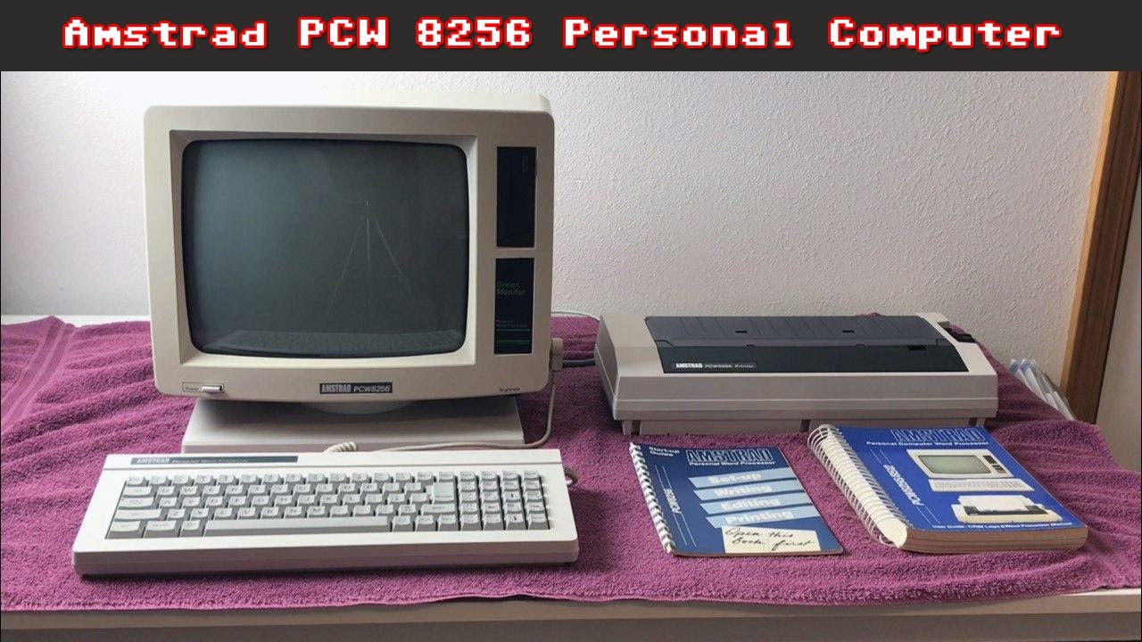 Exploring the Amstrad PCW 8256 - A Retro Computing Classic
