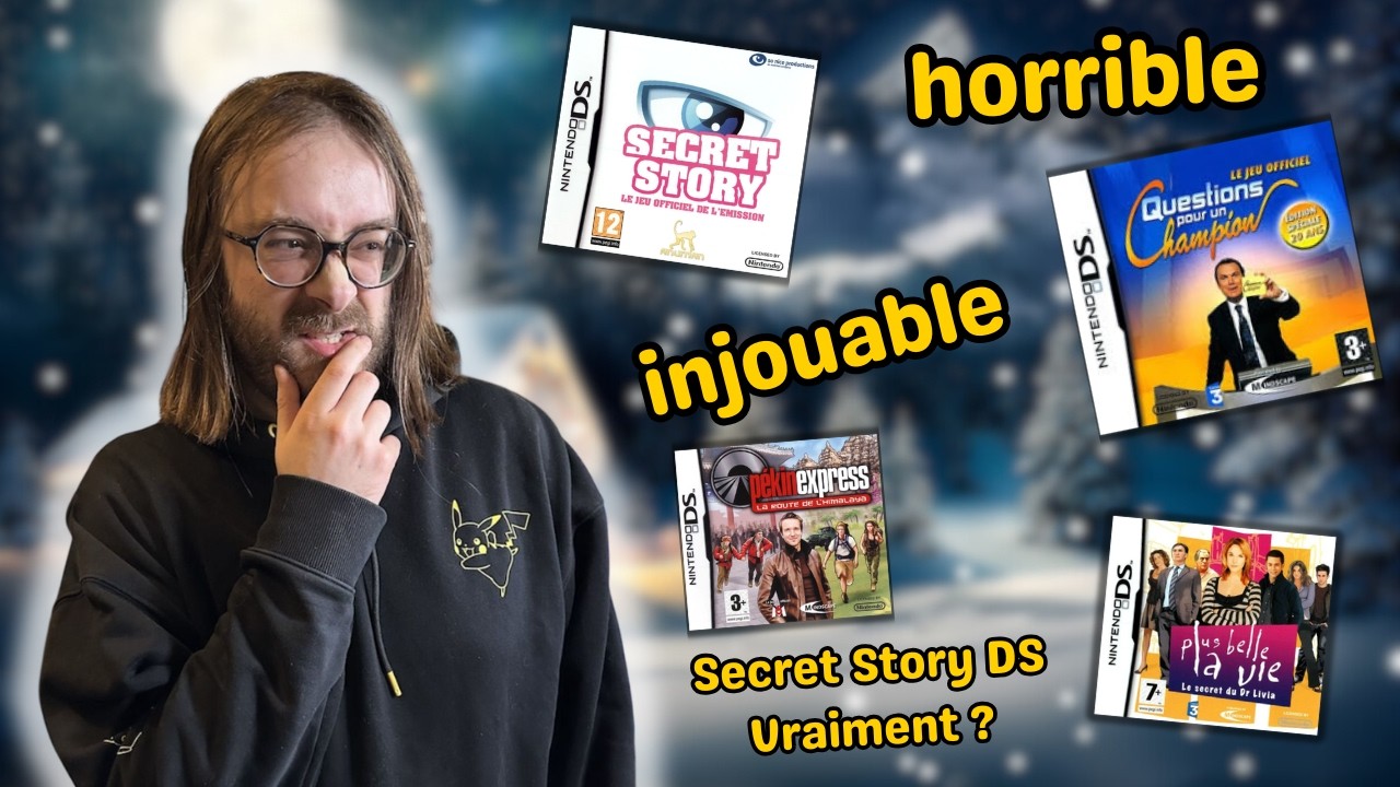 Les PIRES jeux NINTENDO DS inspirés d'EMISSIONS TV !