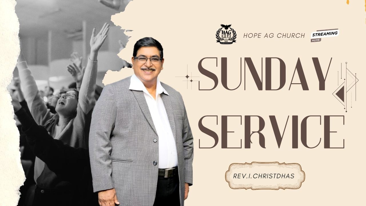 🔴Hope AG Church || SUNDAY 4th  SERVICE  || 08 March 2026 || REV. I. CHRISTDHAS || 10:30 AM
