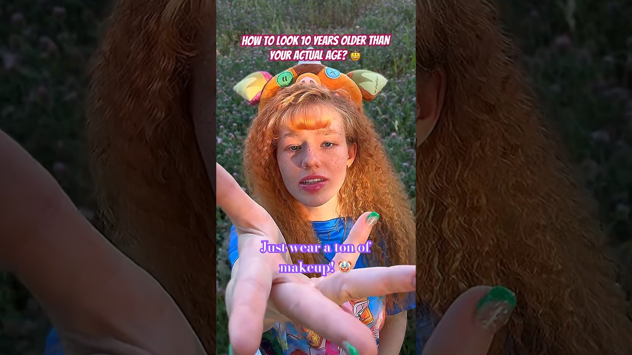 Как выглядеть на 10 лет старше?! 🤡