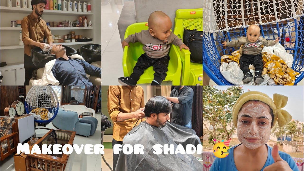 Dost Ki Shadi Ke Liye Husband Ne Kiya Look Change 🤩|| Mene bhi Kr Liya  Facial 😎|| Furniture shop 🪑💗