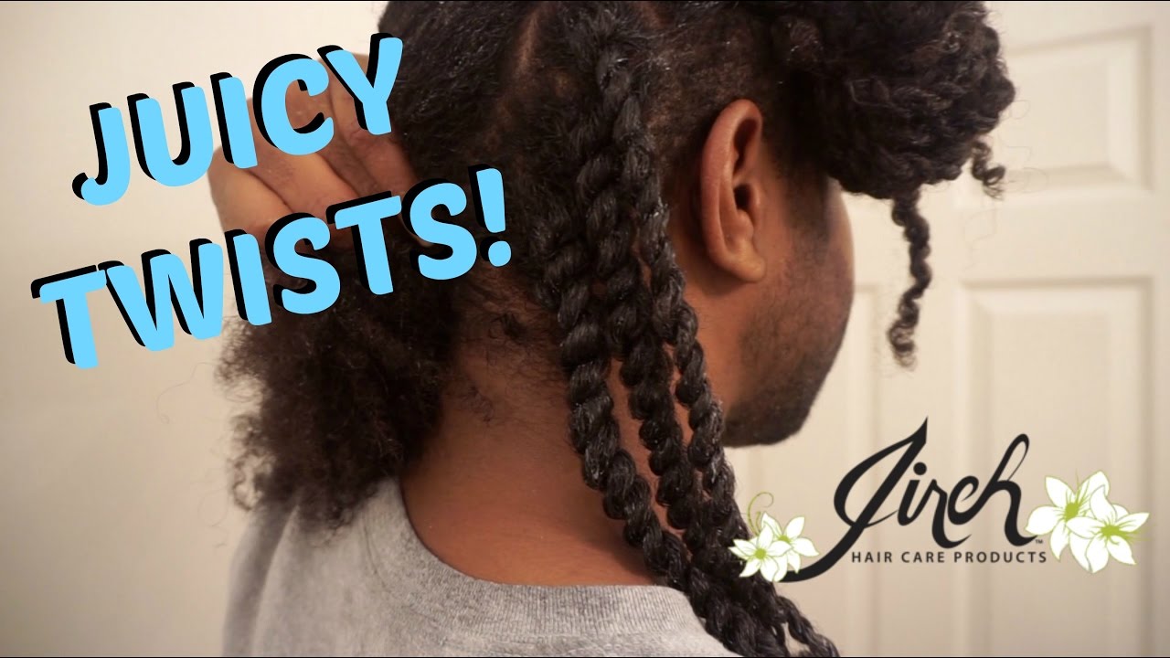 OMG! THOSE TWISTS ARE JUICY! Jireh Hair Care | Men's Natural Hair Care