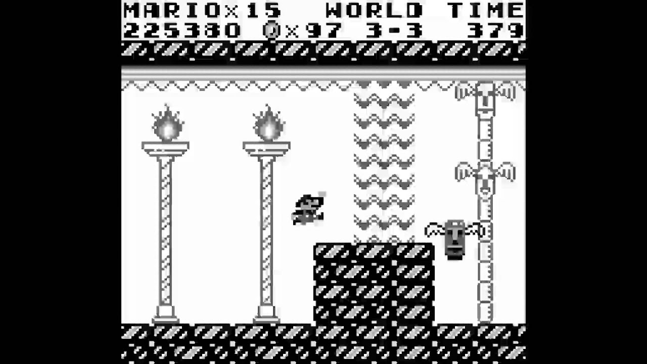 Super Mario Land - World 3-3 (1989) [GAME BOY]