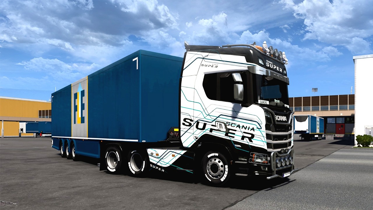 Post Packages delivered from Leipzig to Nuremberg #ets2 #eurotrucksimulator2