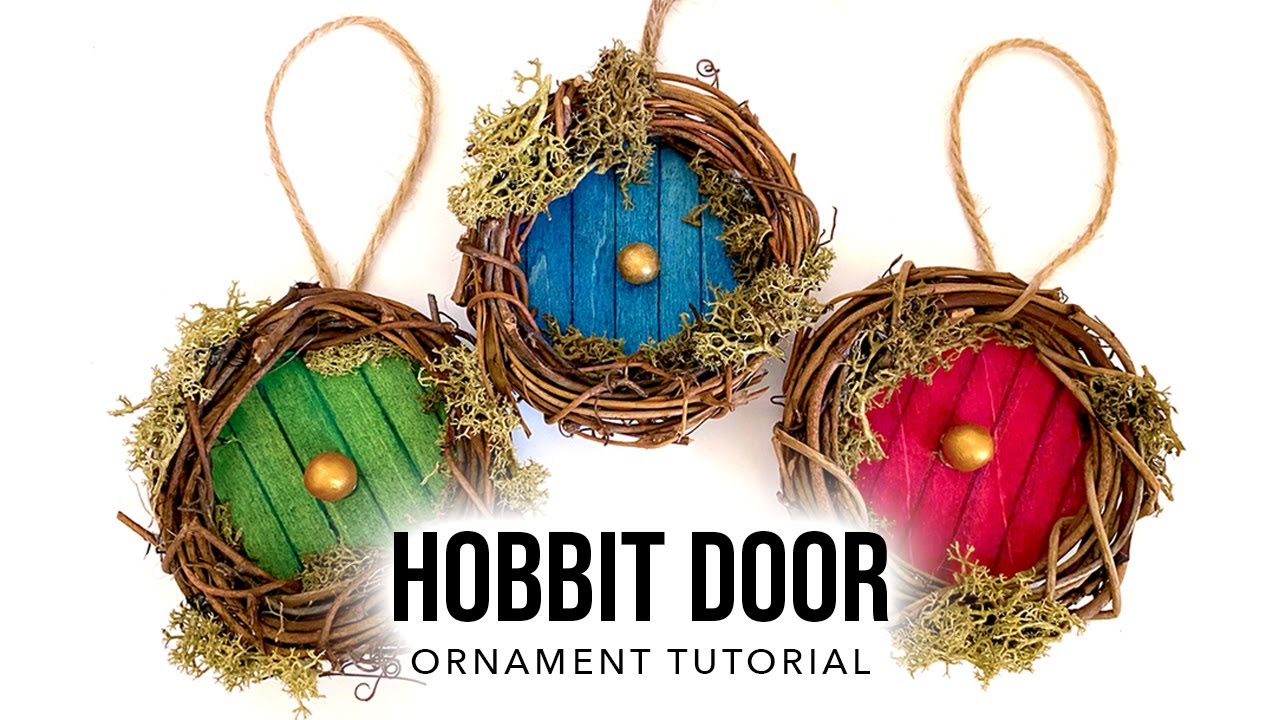 Hobbit Door Ornament Tutorial