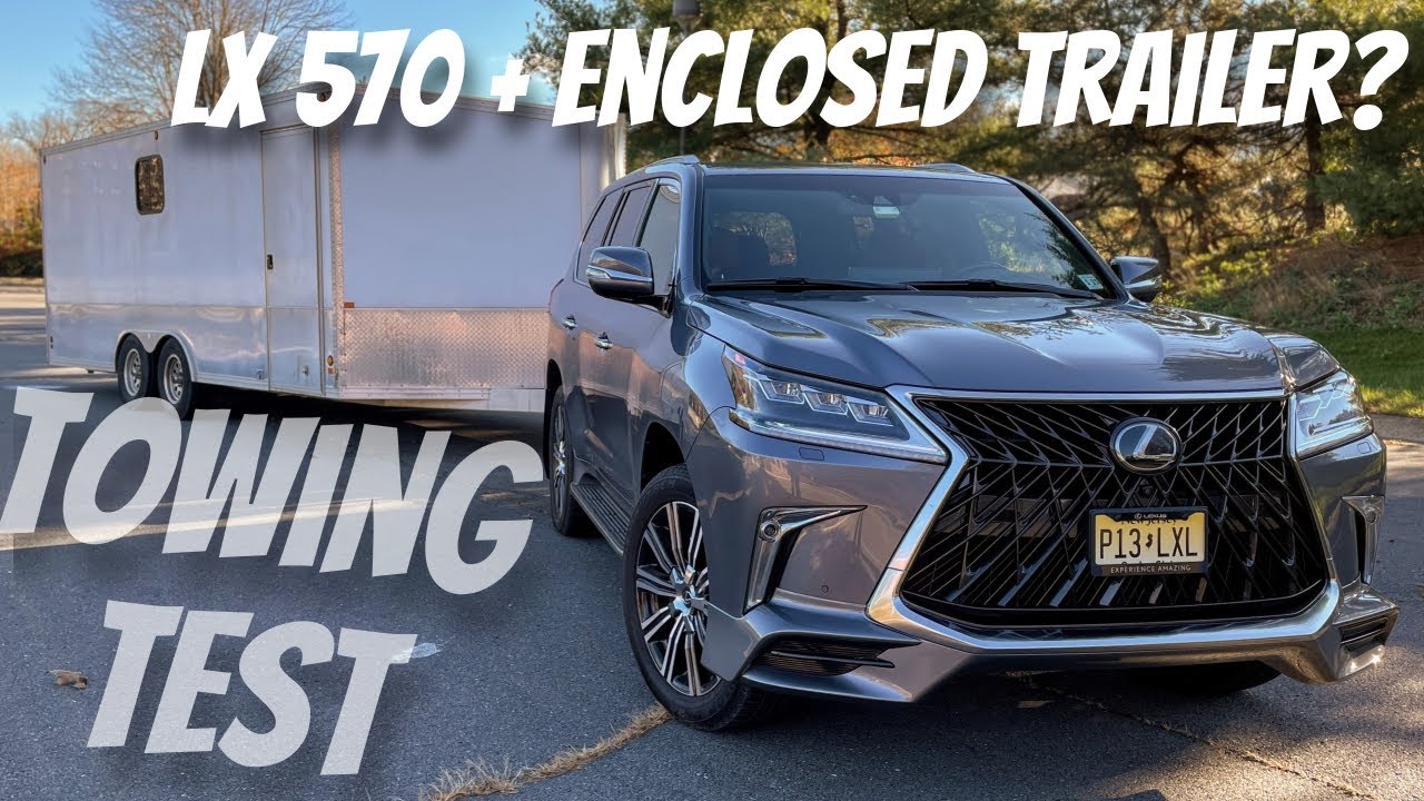 Обзор Lexus LX 570 2020 года. Буксировка закрытого прицепа: может ли этот Land Cruiser J200 Luxo ...
