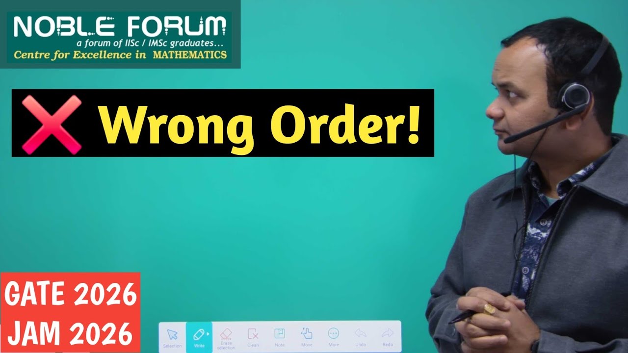 99% Students Get This Wrong | Order of an Element | GATE 2025 Group Theory Solution | Noble Forum