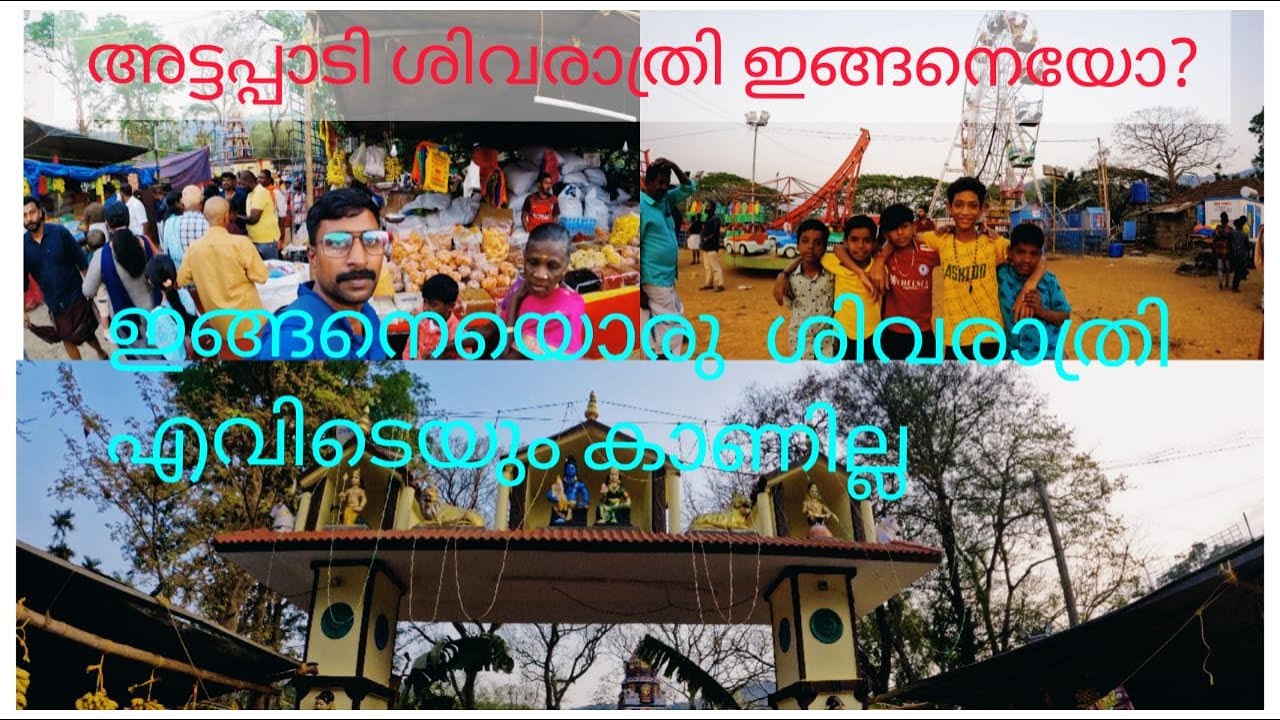 അട്ടപ്പാടി യിലെ മഹാശിവ രാത്രി. മല്ലൻ ആയി ശിവനും . മല്ലി ആയി പാർവതിയും   .മല്ലിശ്വരൻ വിളക്..