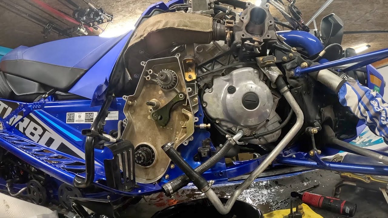Yamaha Sidewinder Chain Case Disassembly, Reassembly