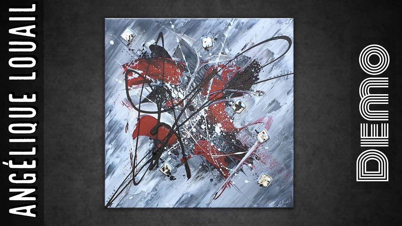 Peinture abstraite par Angélique Louail