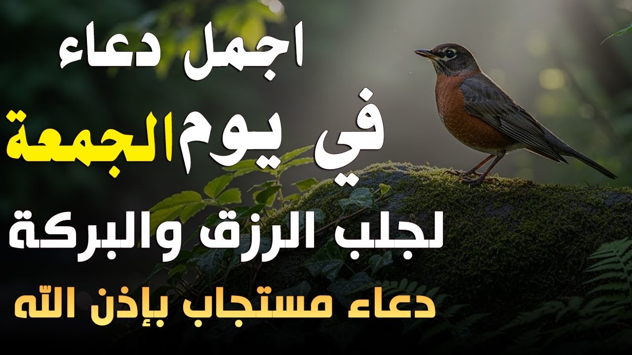 دعاء فى يوم الجمعة المستجاب دعاء يوم 4 من شهر شعبان للرزق والشفاء العاجل وقضاء الحوائج 🤲(4k)