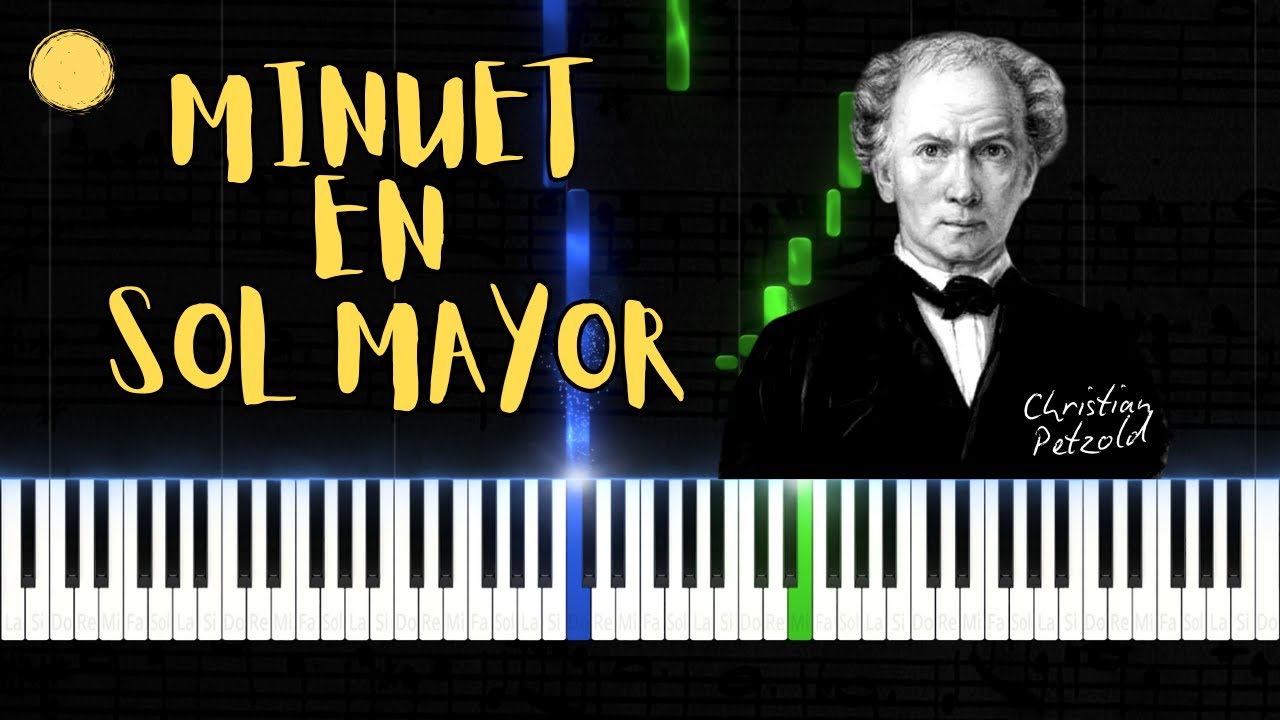 Minuet en Sol Mayor (intermedio) I Piano tutorial