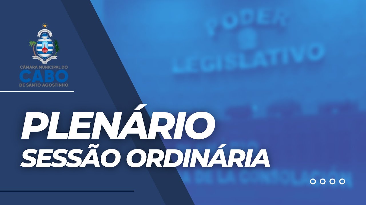 Câmara do Cabo: Sessão Ordinária - 18/02/2025
