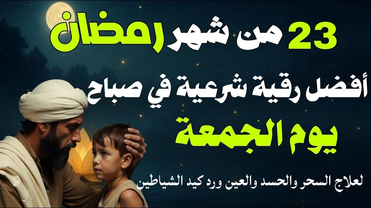 أفضل رقية شرعية في صباح يوم الجمعة 23 من شهر رمضان لعلاج الحسد والسحر والعين وتحصين البيت والأولاد