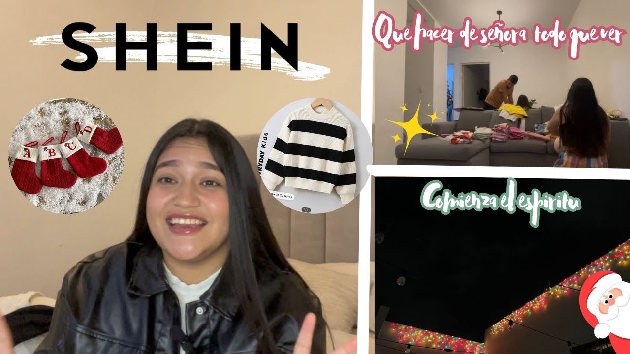 HAUL SHEIN | Edición invierno/ Navidad ❄️🎅🏼 | Pusimos las luces | Vlog 📷