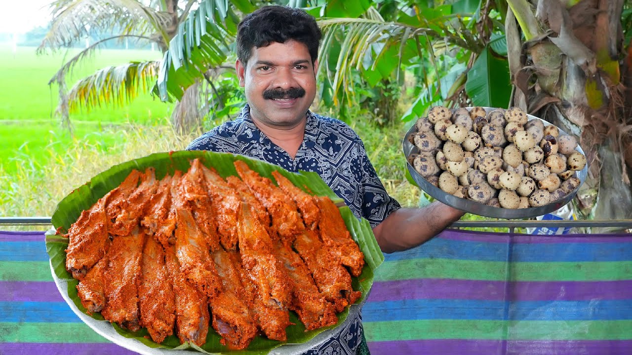 കാരി പൊള്ളിച്ചതും കാട റോസ്റ്റും | Meen Pollichathu | Kishore Cooking