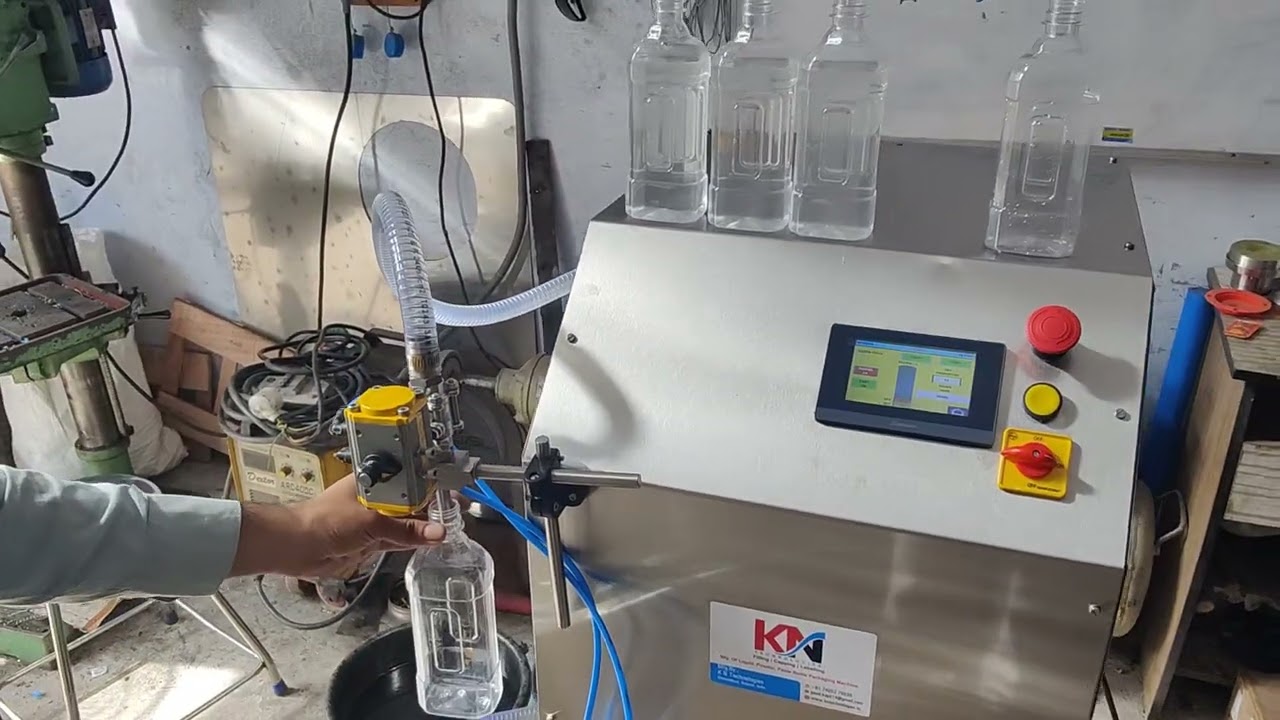 SEMI AUTOMATIC SINGLE HEAD SERVO FILLING MACHINE (M) +91 7405279938