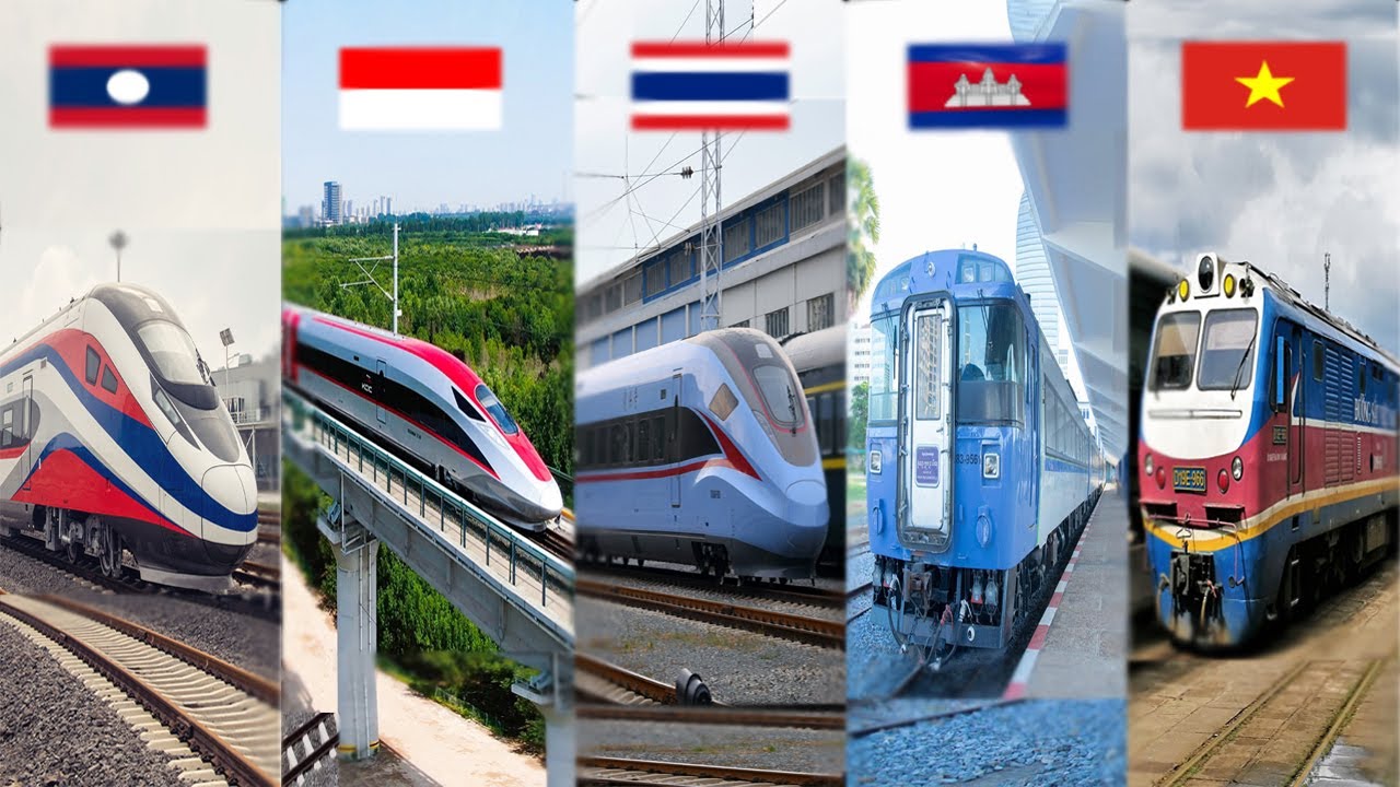 Top 09 Different Trains in each country in Southeast Asia 2025🚊