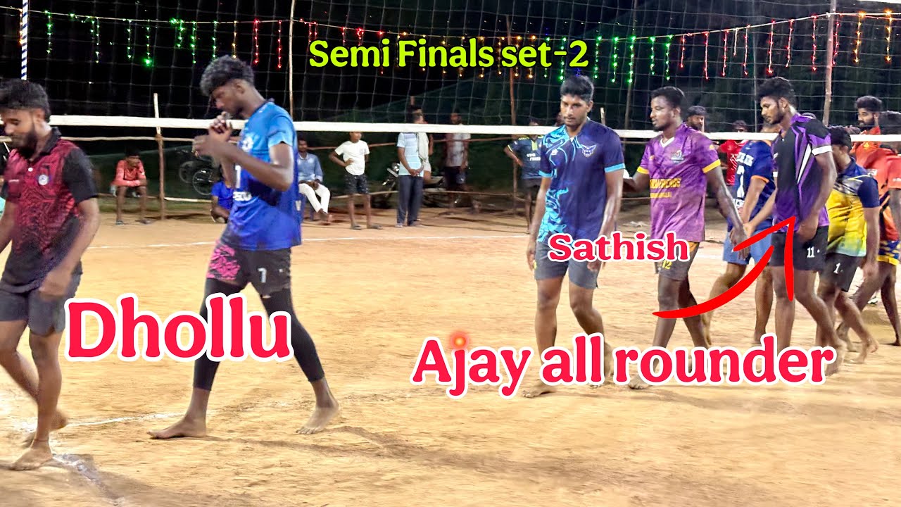Vellore spikers vs Vellore super kings semi finals set-2