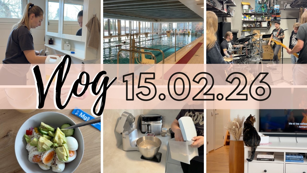 VLOG | kodune pühapäev, ujumine ja brändiproov